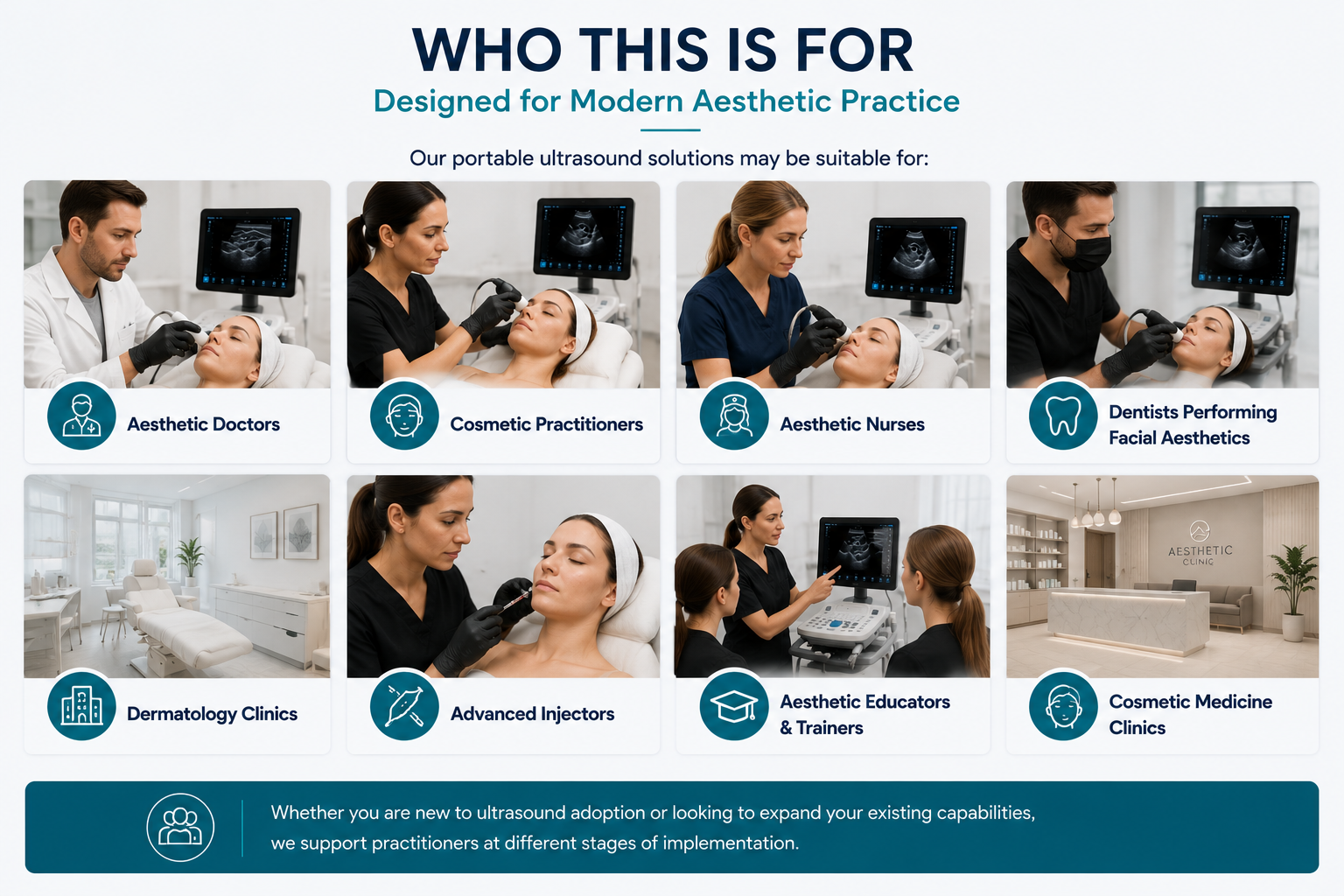 Aesthetic Ultrasound Solutions - Who is it for